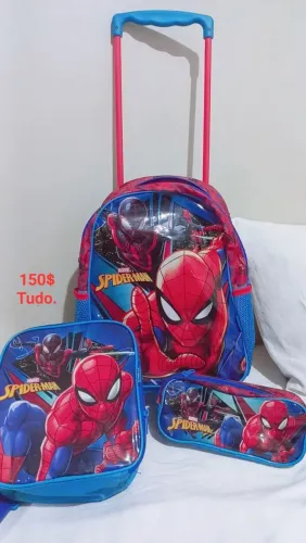 Kit mochila, lancheira