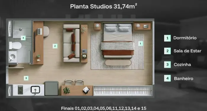 Seja um sócio Investidor - Cotas de futuros Studios a preço de custo no Jardim Colinas