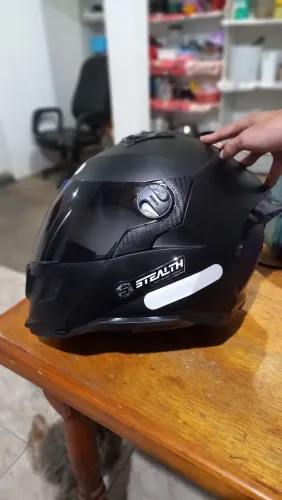Capacete Stealth Preto Novo