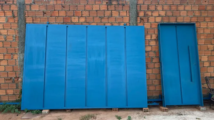 Portão de Ferro + Porta Social NOVOS