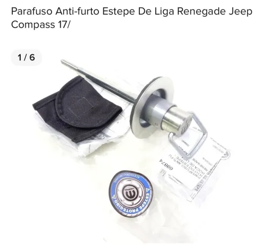 Parafuso antifurto estepe MOPAR
