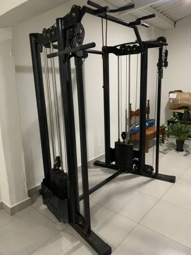 Crossover Angular Profissional 2x80kg Academia Box - Semi Novo