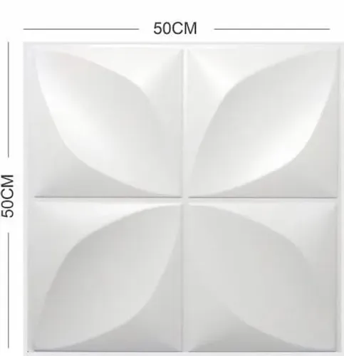 Gesso 3D - Modelo Pétala/Floral 50x50