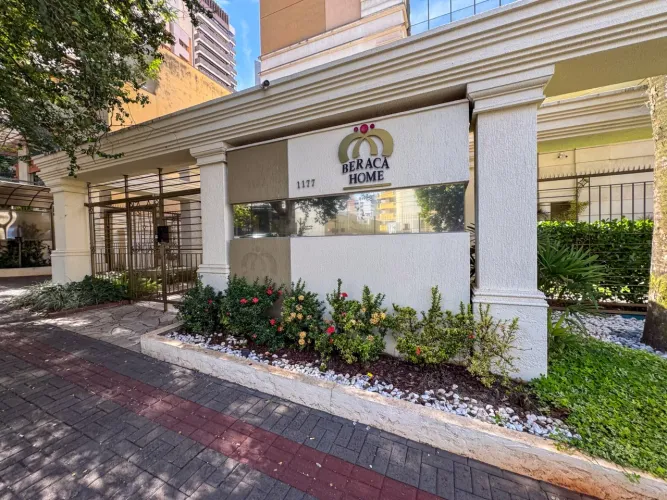 Apartamento para alugar no ed Beracá no Centro de Londrina Pr com 1 quarto.