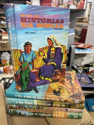 As belas histórias da Bíblia 5 volumes Arthur s. Maxwell