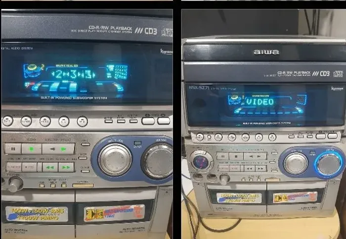 Aiwa NSX-SZ71 super conservado LEIA COM ATENÇÃO TODO O ANÚNCIO. GRATO.