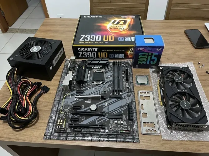 Kit Upgrade Gamer: i5 9400F | Z390 UD | RTX 2060 6GB | Fonte Pichau 500W