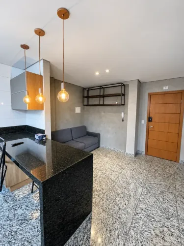 Apartamento mobiliado para alugar com 1 quarto no Centro - Belo Horizonte - MG