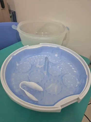 Esterilizador De Microondas para Mamadeiras Bicos e Chupetas Philips Avent Azul/Branco