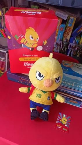 Pelúcia Canarinho Brasil 1970