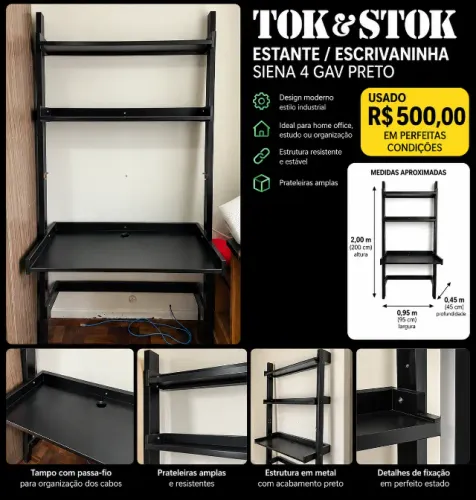 Mesa para trabalho ou estudo