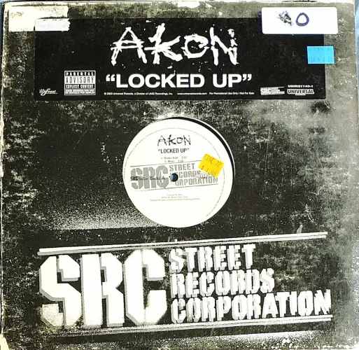 Lp Vinil Akon - Locked up Single 12"