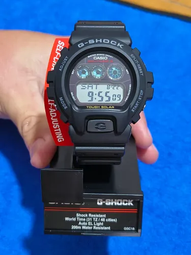 Relógio Casio G-Shock GW-6900 - Solar, Multi-Band 6 e Auto-Luz