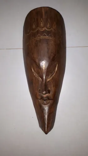 Máscara Tribal Madeira 
