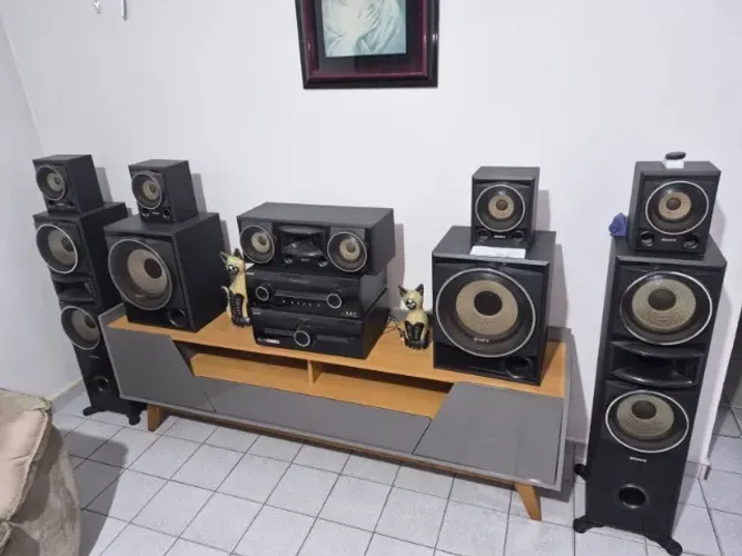 Home theater Sony Muteki 7.2 1695W Impecável