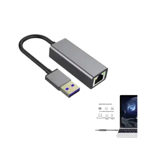 Adaptador Ethernet USB para RJ45 1000 Mbps | Novo | Pronta Entrega