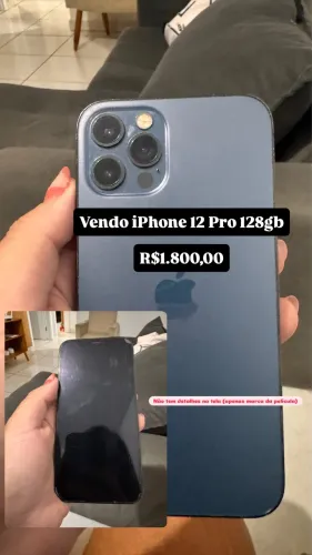 iPhone 12 Pro 128gb leia o anúncio