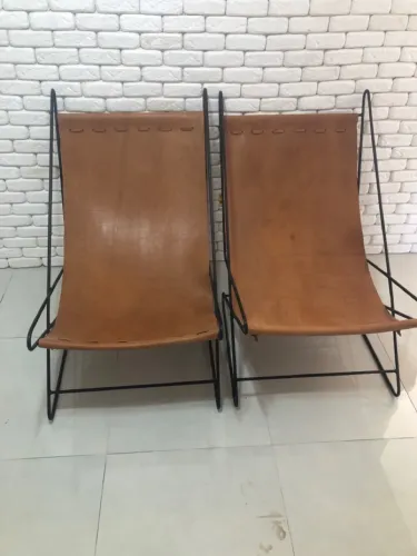 Poltrona de sola e ferro da Lina bo bardi 