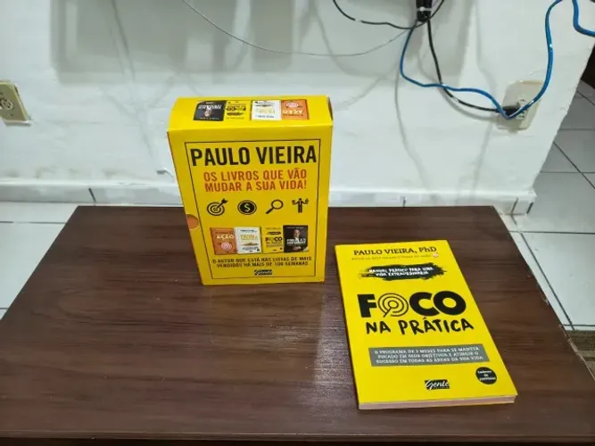Box/coleção livros Paulo Vieira