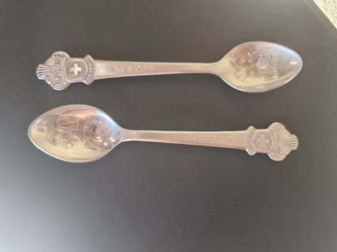 Peças de colecionador 2 colheres Rolex de Lucerne