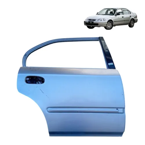 Porta Traseira Lado Direito Civic 2000 S 33867 Traseira Direito Prata