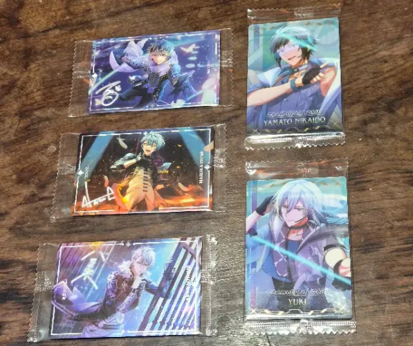 Cartas Colecionáveis Idolish7 Wafers vol.26 - Originais da Bandai