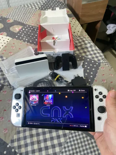 Nintendo Switch Oled Desbloqueado 256 + 64 GB