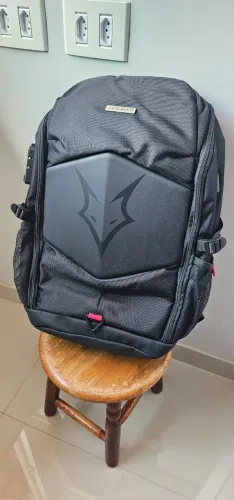 Mochila Husky Gaming Avalanche, Preto, Notebook de até 17.3', Capa de Chuva Impermeável
