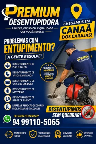 Desentupidora em canaã dos carajás 