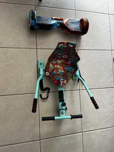 Hoverboard com carrinho 