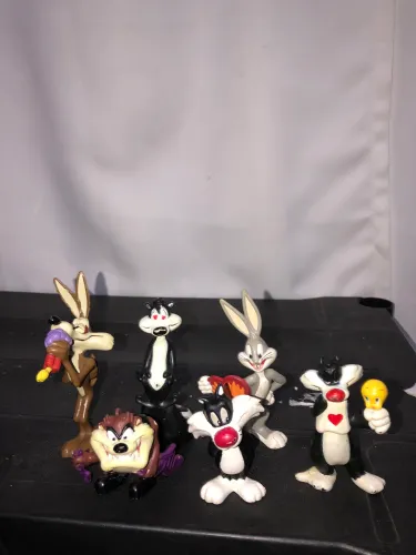 Lote Miniaturas Looney Tunes Warner Bros Anos 90 (7 Peças)
