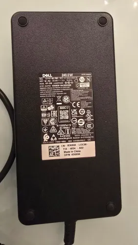 Fonte Carregador Original Dell 240W 19.5V 12.31A - LA240PM190 (Excelente Estado)
