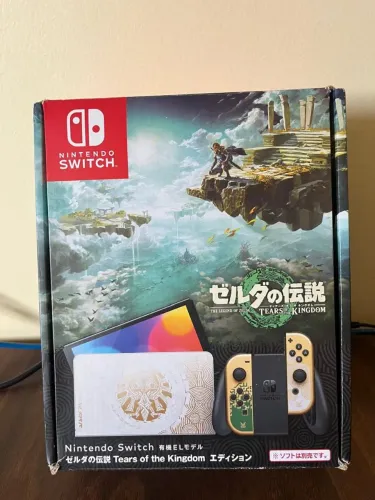 Nintendo Switch OLED edição especial Zelda Tears of the Kingdom