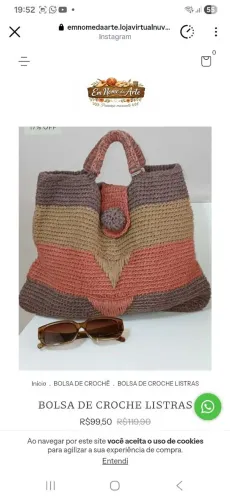 Bolsa de crochê 