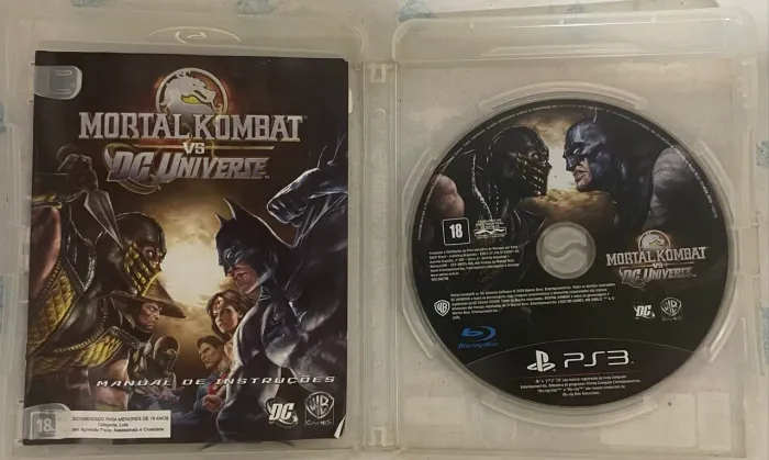 Mortal Kombat Vs DC Universe (Ps3) com manual