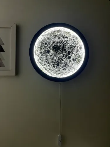 Luminária led lua