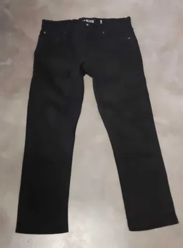 Calça Jeans RUDE Preta Skinny Grossa 30