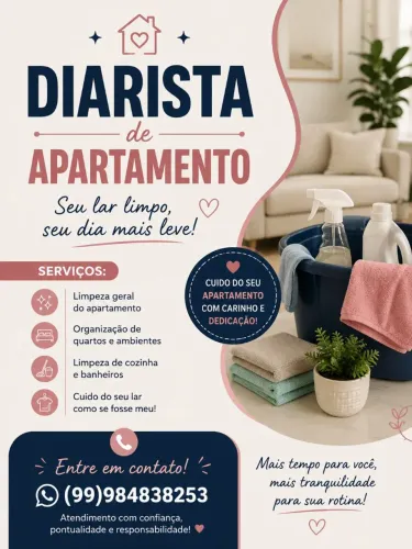 Diarista de apartamento