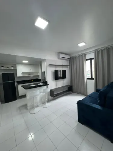 Metropolis Residence 100% Mobiliado/ Andar Médio/ 40m²/ 1 Suite