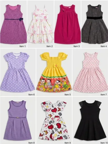 Lote vestidos infantil