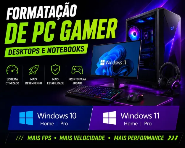Formatação PC/Notebook - Windows 10/11