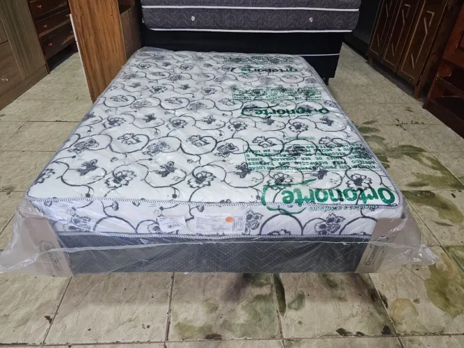 Cama unibox nova semiortopedica 5 centímetro de espuma 