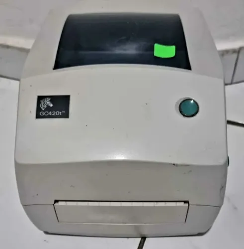 Zebra GC420t Impressora de Etiquetas Profissional com Ribbon