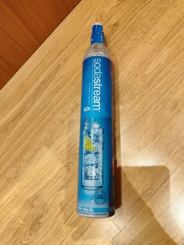 Cilindro Original SodaStream Azul Cheio e Lacrado + Dica de recarga