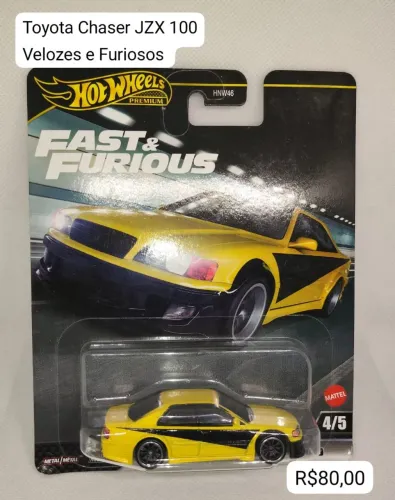 Hot Wheels Premium Toyota Chaser JZX 100 Velozes e Furiosos