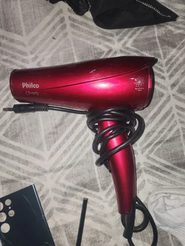 Secador de cabelo philco cherry