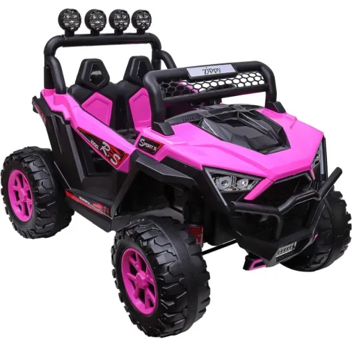Jipe Carro Elétrico Utv 4x4 Controle Remoto 12v Luz E Som