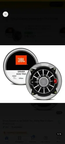 Par de  Driver D250 jbl trio dois driver