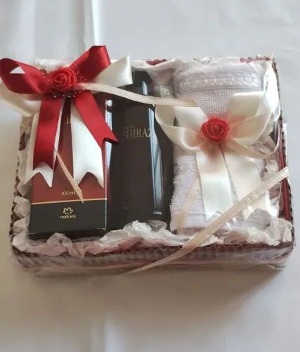 Kit Natura Colônia Shirraz 100ml + toalhinha de lavabo