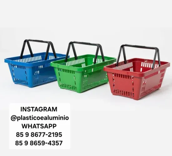 Cesta de compras para supermercado 